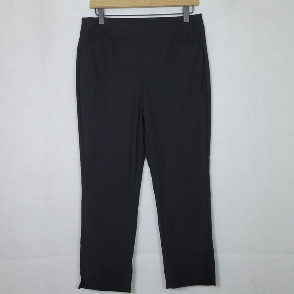 Chico's So Slimming Brigitte Side Vent Slim Crops Size Small/6 - Picture 2 of 8